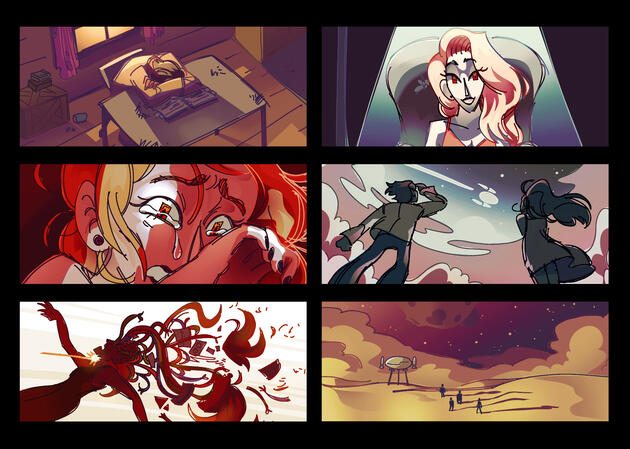 The Twilight Zone S1E7 "The Lonely" - beat boards