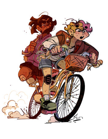 Poppies and Pearls - bike concept