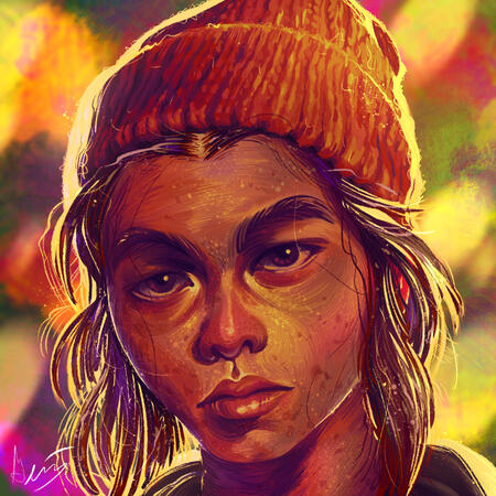 Ricky realistic portrait